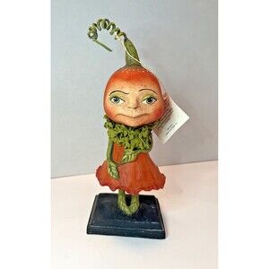Debra Schoch Hop Hop Jingle Boo for Bethany Lowe: Tomato Vines Girl 9” Figurine